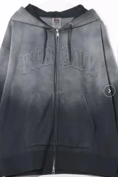 BEN DAVIS ベンデイビス グラデーションブリーチ加工 フルジップパーカー