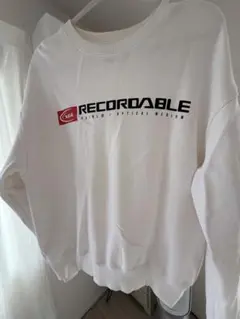 エックスガール⭐︎RECORDABLE プリントロゴ トレーナー