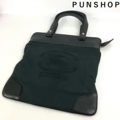 BURBERRY バーバリー ノバチェック ハンドバッグ ブラック メンズ