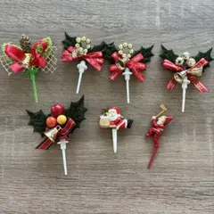 クリスマス ピック ケーキ 飾り オーナメント セット