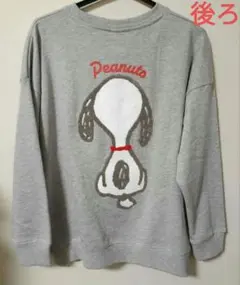 タグ付き未使用品　SNOOPY　スヌーピー　スウェット　トレーナー　グレー