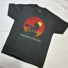 3747] USA古着 DISNEY Tシャツ L ライオンキング ディズニー