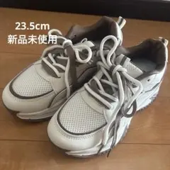 カジュアルスニーカー ホワイト/ブラウン