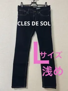 CLES DE SOL デニム　ジーパン　ローライズ　股上浅め　Ｌ　女性