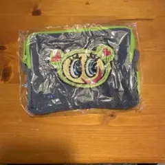 エンジェルブルー デニムポーチ グリーン