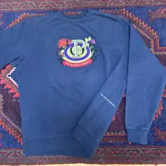 POP TRADING COMPANY トレーナー ネイビーブルー サイズ1