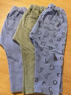 【GU】サマナルパンツ 90 3色セット