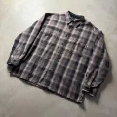 1990s agnes b. オンブレシャツ ネルシャツ フランス製 - メルカリ