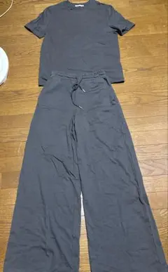 ZARA グレー パンツセットアップ