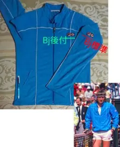 ×12【80s used 貴重】フィラ ボルグ ライダース ジャケット/Borg