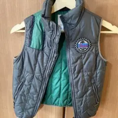 DIESEL ダウンベスト サイズ5グレー・グリーン