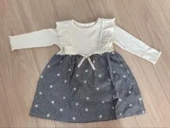 長袖ワンピース 80サイズ　アプレレクール