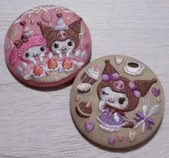 マイメロ クロミ 缶バッジ