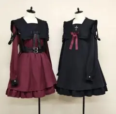 Amavel ワンピース ワインレッド