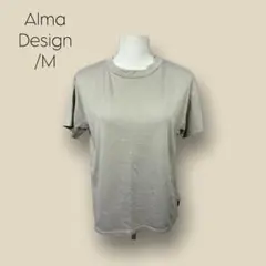 1340 【Alma Design】　Tシャツ　M　ひんやり　シンプル　無地