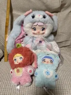 Nommi 400%マッシュルームハットシリーズ ぬいぐるみ キノコ うさぎ