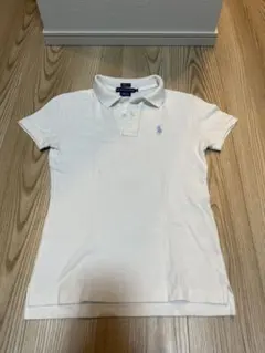 polo ラルフローレン ポロシャツ　ピチ　水色ポニー刺繍　y2k 　XS