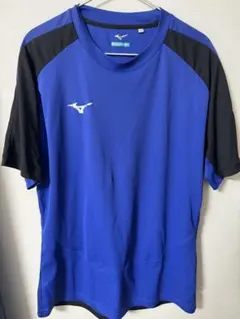 MIZUNO スポーツシャツ ブルー ブラックのサムネイル