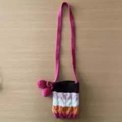 GAP キッズ　ニットショルダーバッグ