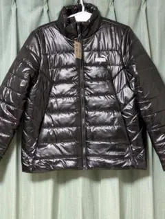 PUMA プーマ　ダウンジャケット　ブラック　撥水加工　XL シャドーロゴ
