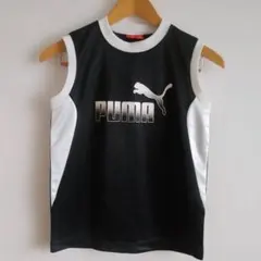 PUMA ノースリーブ タンクトップ 黒/白
