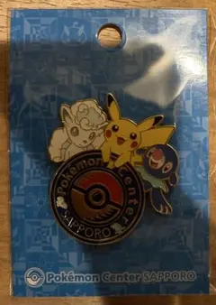 ポケモン ポケモンセンター サッポロ 札幌 北海道 限定 グッズ ロゴピンズのサムネイル