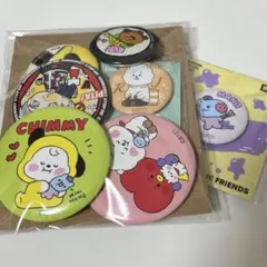 BT21 缶バッジ 7個セット