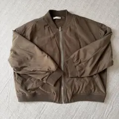 SPINNS MA-1風ジャケット オリーブ　レディース