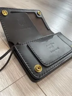 American craft ミドルトラッカーウォレット特注オイルドレザーのサムネイル