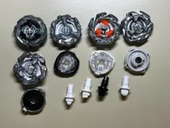 入手困難 大会必須 ベイブレードX 黒白色系パーツ まとめ売り