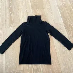 UNIQLO⭐︎黒タートルネックヒートテック　110cm