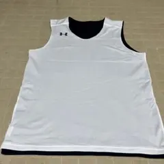 UNDER ARMOUR リバーシブルタンクトップ LG ホワイト/ネイビー