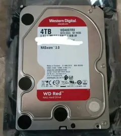 4TB HDD★WD40EFRX WD Red NAS向け