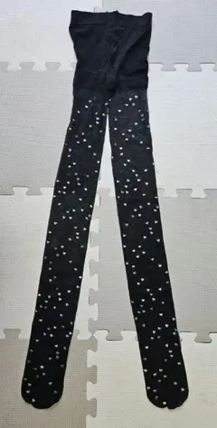 キラキラハート柄ストッキング