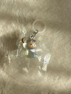 リラックマ　きょうりゅう着ぐるみフィギュア　めじるしアクセサリー 恐竜