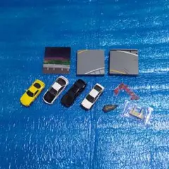 【レトロ】頭文字D ジオラマモデル Vol.2 全3種セット　ミニカーまとめ 頭文字D 30周年を記念したディオラマセットシリーズの第二弾が