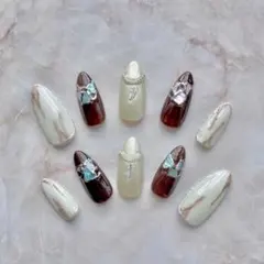 【ラストセール】 現品 夏ネイルチップ ニュアンスネイルチップ