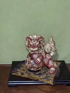 10号(30cm) 九谷焼 獅子 置物 縁起物 玉乗り獅子 狛犬 魔除け - メルカリ