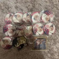茅ヶ崎至 帽子屋 不思議の国のアリス 缶バッジ ラバーマスコット アクキー