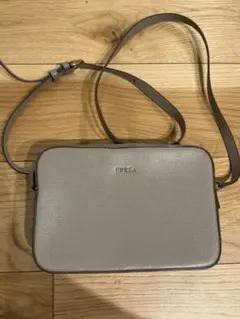 FURLA フルラ ショルダーバッグ リリー ダブルジップ グレージュ