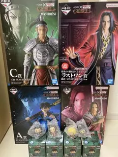 一番くじ　キングダム　フィギュア4体セット＋α