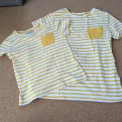 ZARA KIDS Tシャツ イエロー×ホワイト2着セット116cm152cmのサムネイル