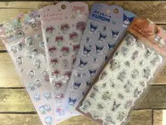 【新品】ダイソー　ぷくっとシール　4点