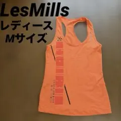 Mサイズ　タンクトップ　タンク　オレンジ　レスミルズ