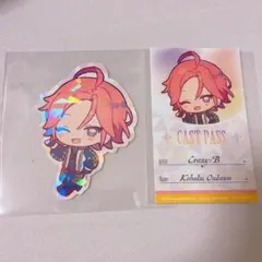 あんスタ　アニカフェ　カード ステッカー 桜河こはく