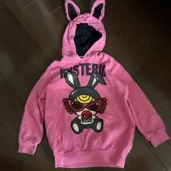 HYSTERIC MINI うさ耳 パーカー ピンク