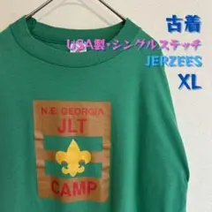90s 【JERZEES】 USA製 古着Tシャツ