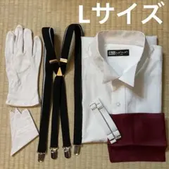 お値下げ！　新郎小物シャツセット！　シャツLサイズ　ウエディング