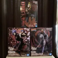 NARUTO フィギュア 3体セット 暁 トビ 小南 サソリ - メルカリ
