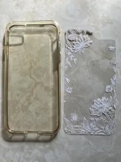 iPhone SE 第3 2世代 SE 8 保護 スマホケース 花柄シート付